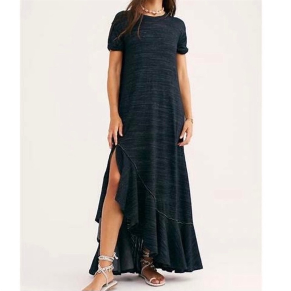 FP Beach havana grey maxi tshirt dress